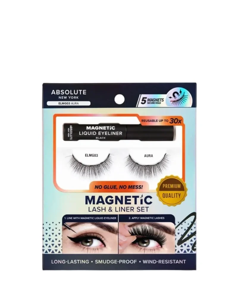 magnetic lash liner set elmg by absolute new york