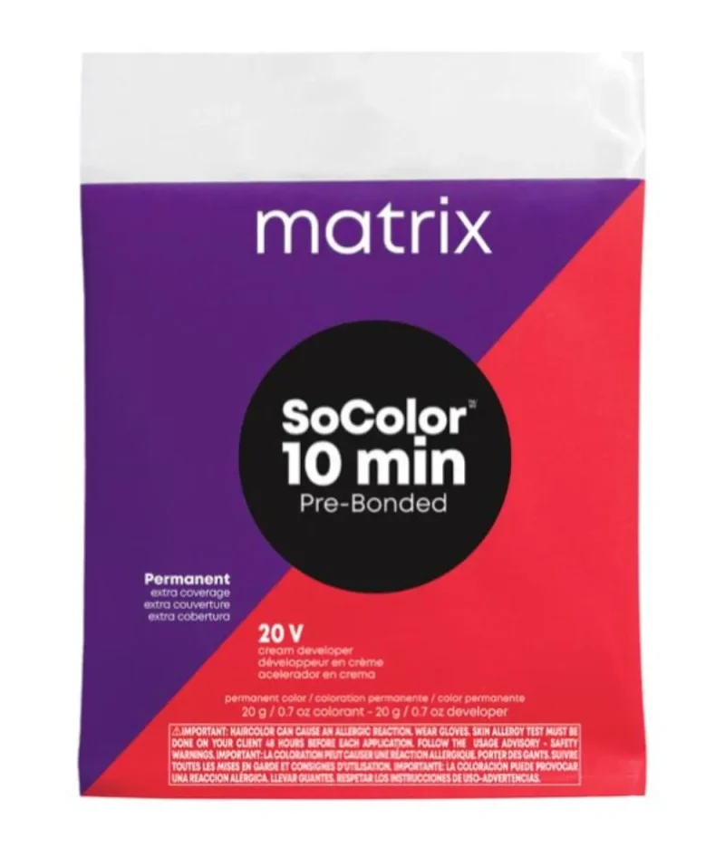 matrix socolor 10 min permanent hair color 1 4oz developer