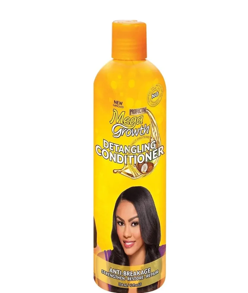 mega growth anti breakage conditioner 12oz detangle protect