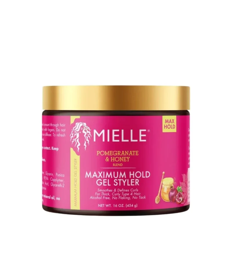 mielle organics pomegranate honey gel 16oz strong hold styler