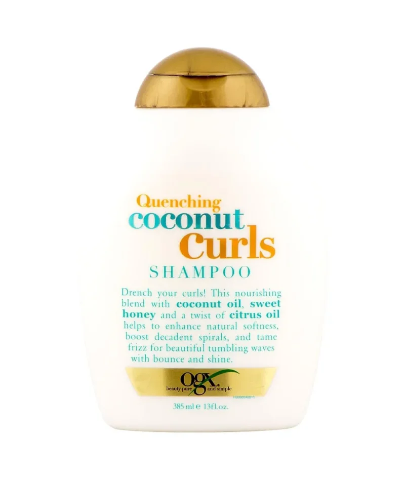 ogx coconut curls shampoo 13oz nourishing coconut oil