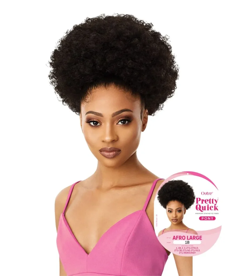 outre pretty quick afro large wig easy return policy