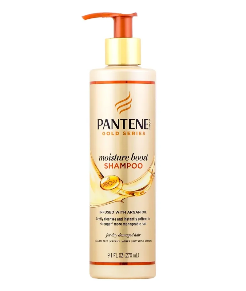 pantene gold series moisture boost shampoo 9 1oz