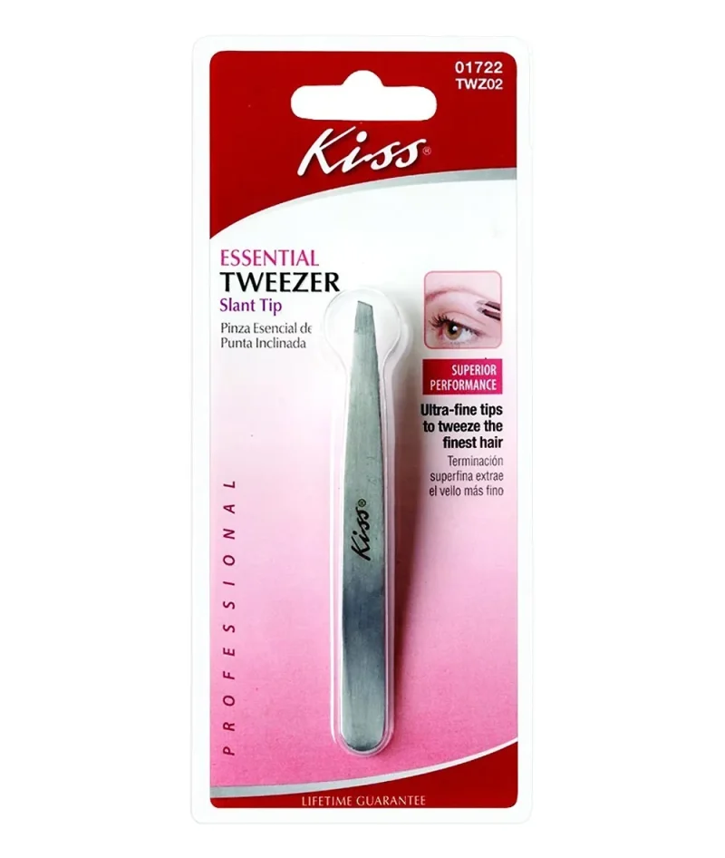 precision slant tip tweezers essential grooming tool twz02