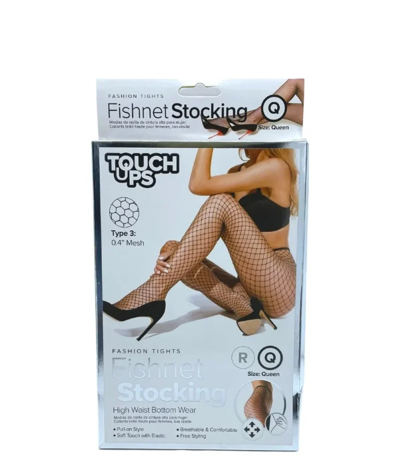 queen size touch ups mesh fishnet stockings seamless comfort