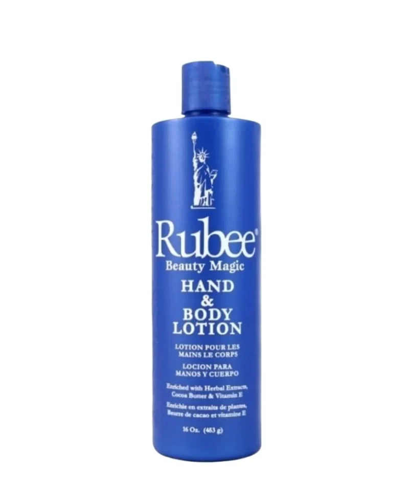 rubee hand body lotion 16oz moisturizing skin care