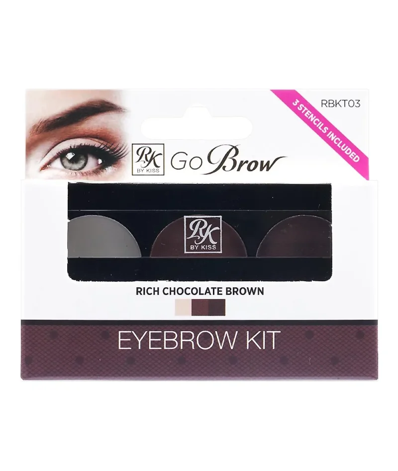 ruby kisses go brow kit perfect eyebrow shaping