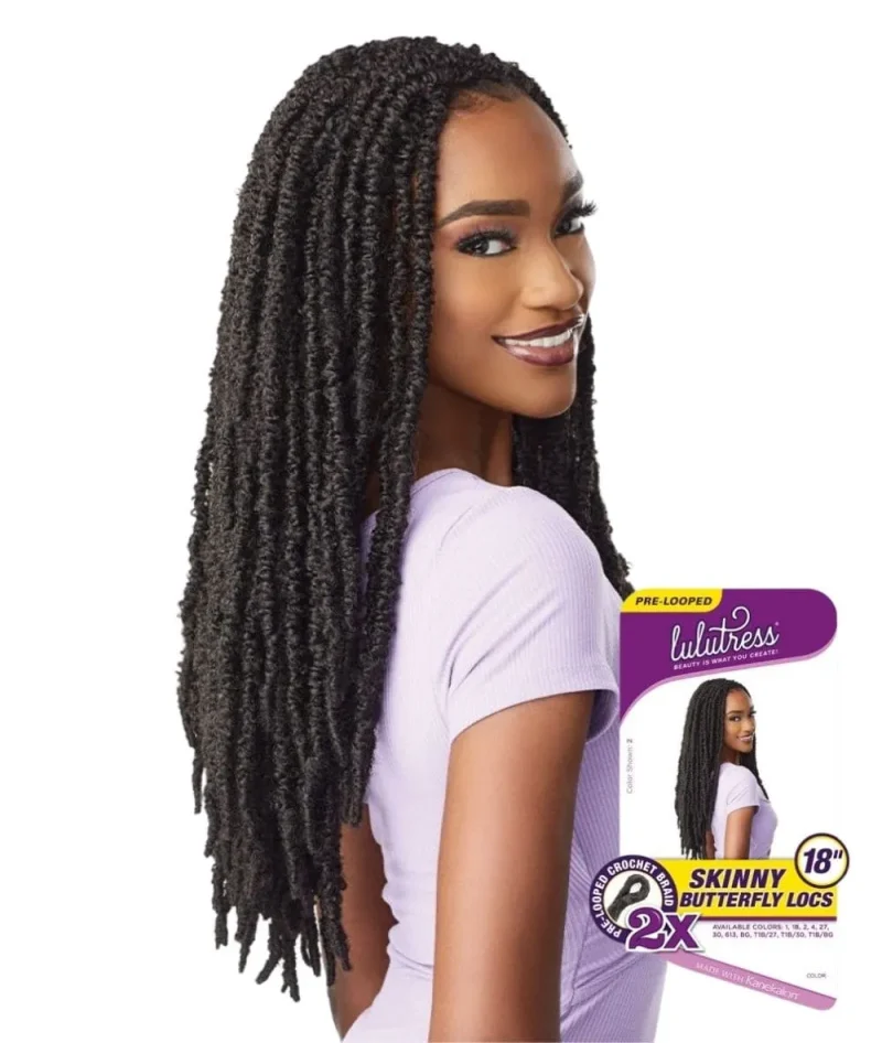 sensationnel lulutress 2x skinny butterfly locs 18 crochet braid