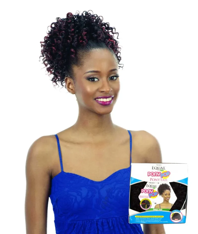 shake n go freetress sweet pop ponytail easy pony