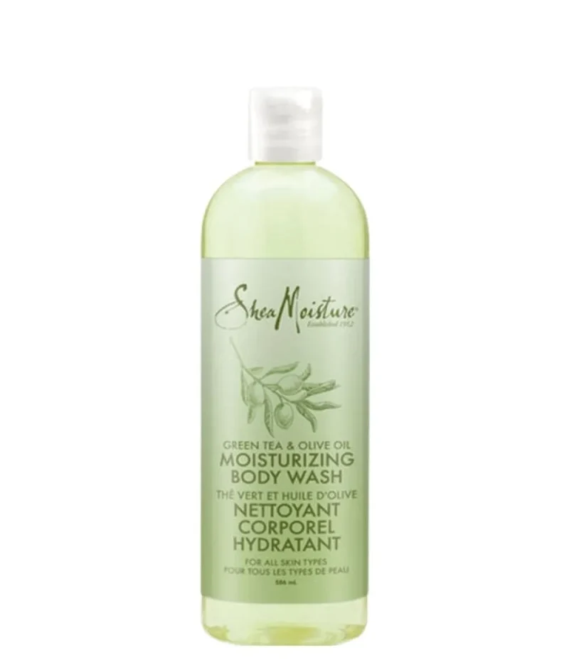 sheamoisture green tea olive oil body wash 586ml