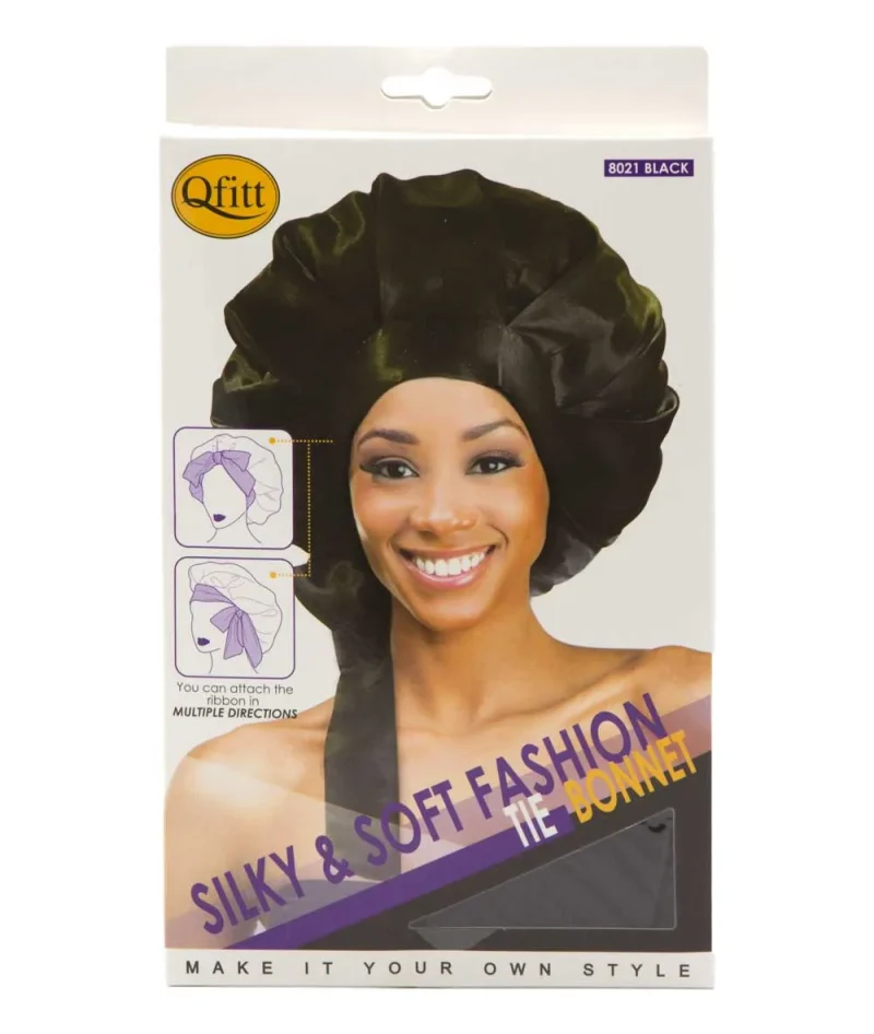 soft silky tie back bonnet for women m m qfitt