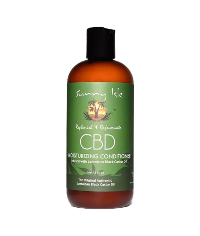 sunny isle 12oz cbd conditioner natural hair care