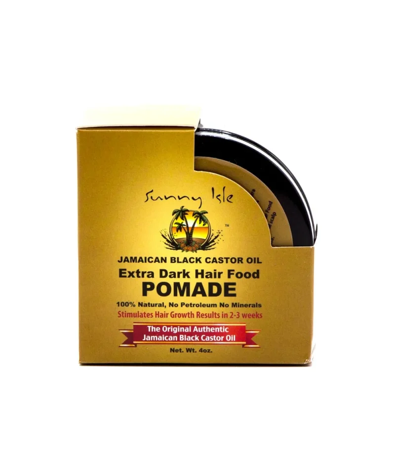 sunny isle extra dark jamaican black castor oil pomade 4oz