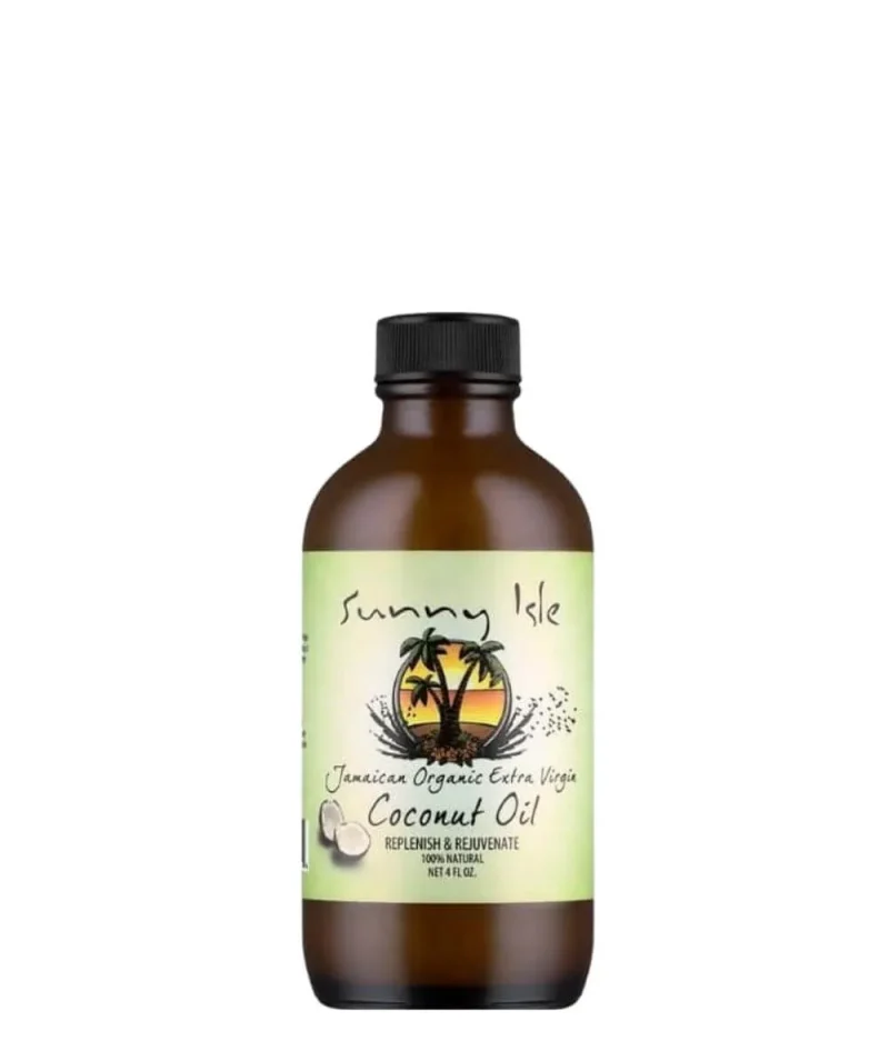 sunny isle jamaican black castor oil 4oz coconut infused