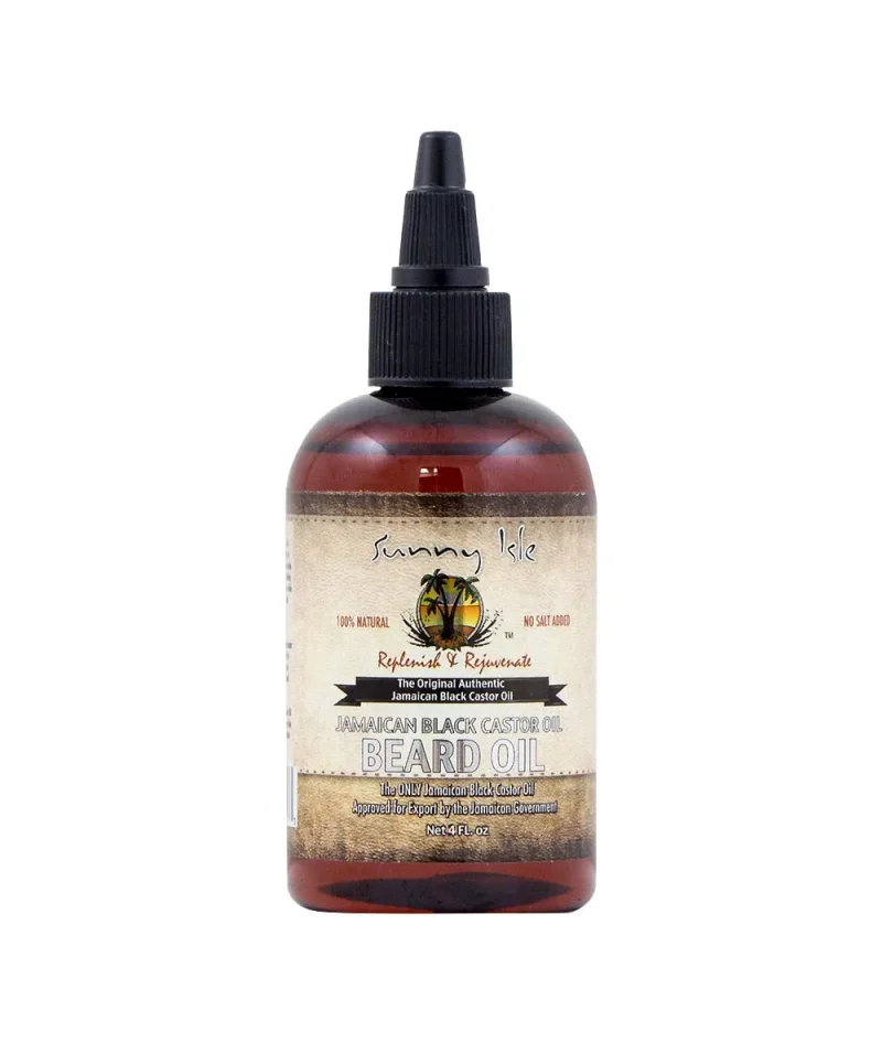 sunny isle jamaican black castor oil beard growth oil