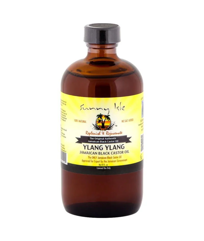 sunny isle jamaican black castor oil with ylang ylang