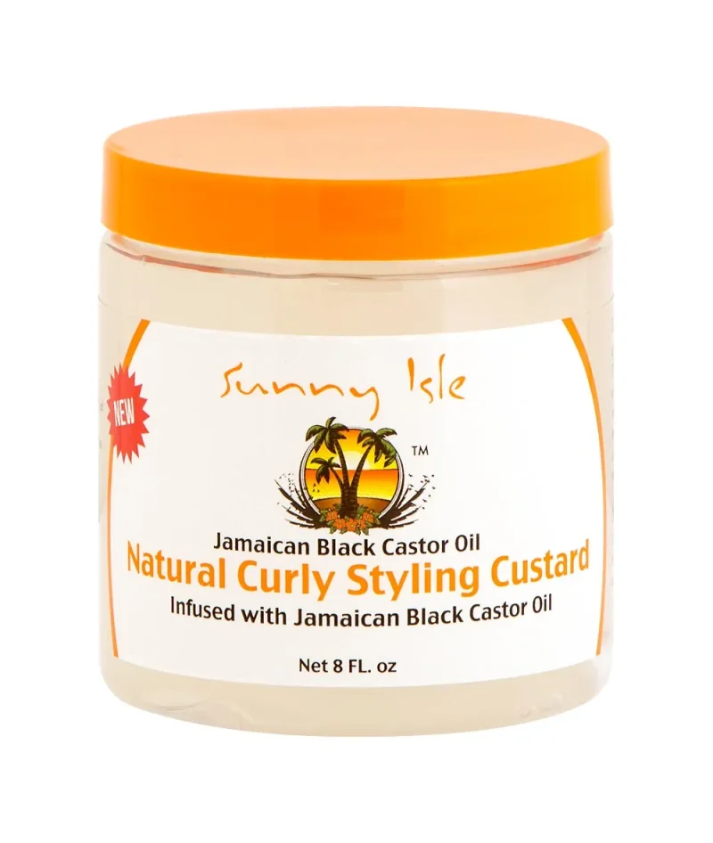 sunny isle natural curly styling custard 8oz