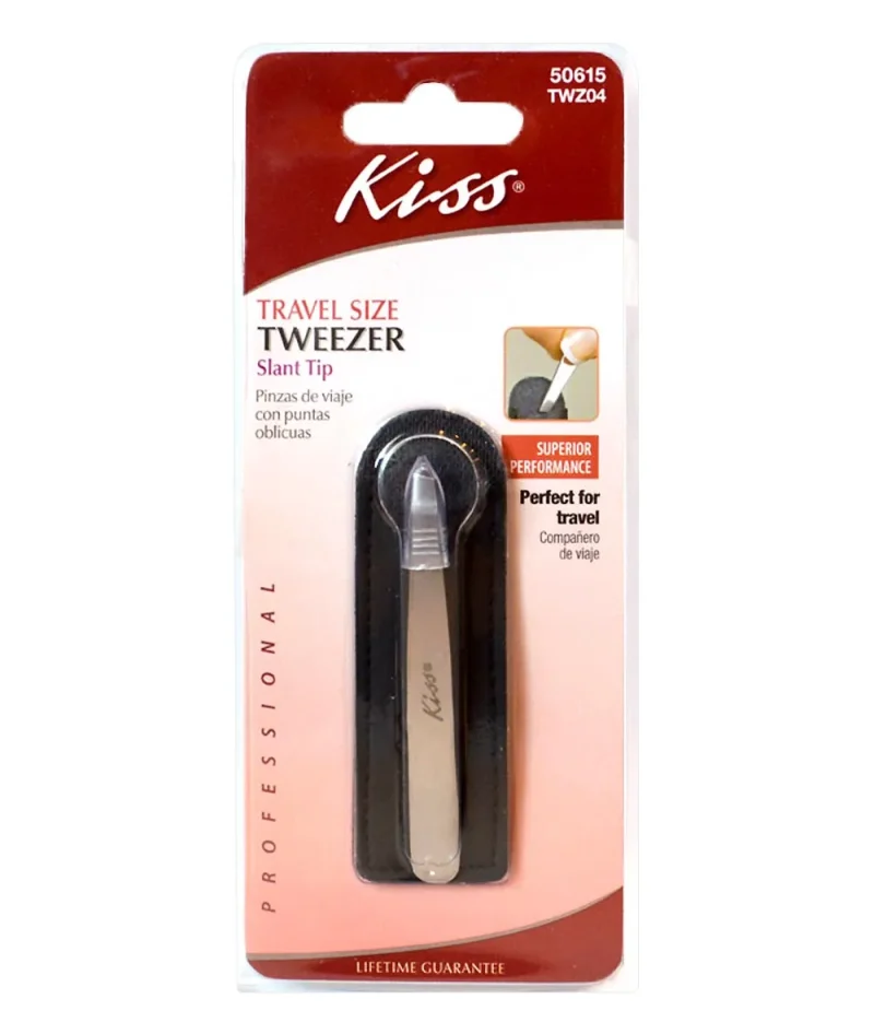 travel size slant tip tweezers twz04