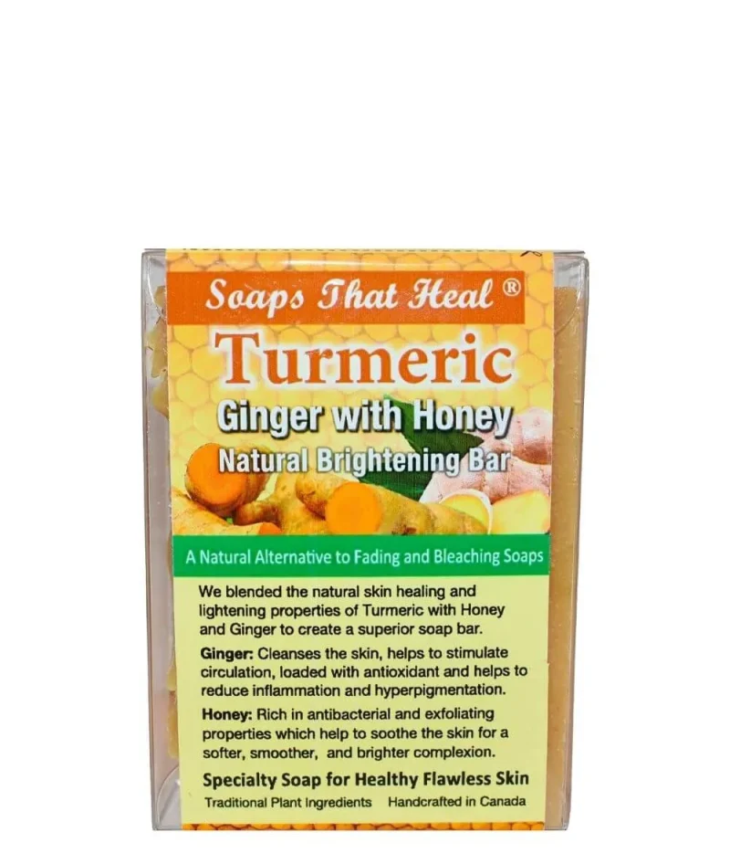 turmeric ginger honey soaps heal naturally