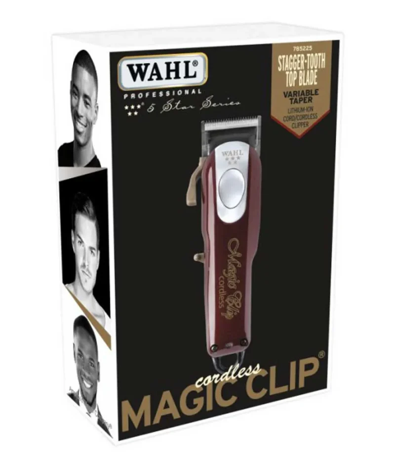 wahl 5 star cordless magic clip with stagger tooth blade 8148